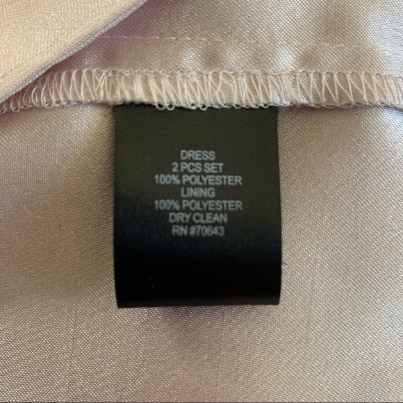 Jessica Howard Two Piece Gown Dress & Jacket Size 6 Excellent Condition - Picture 10 of 14